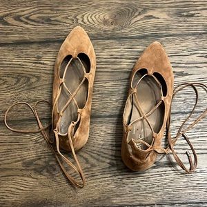 Tan Vionic flats